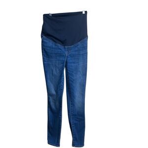 461. Madewell maternity skinny medium wash jeans size 26